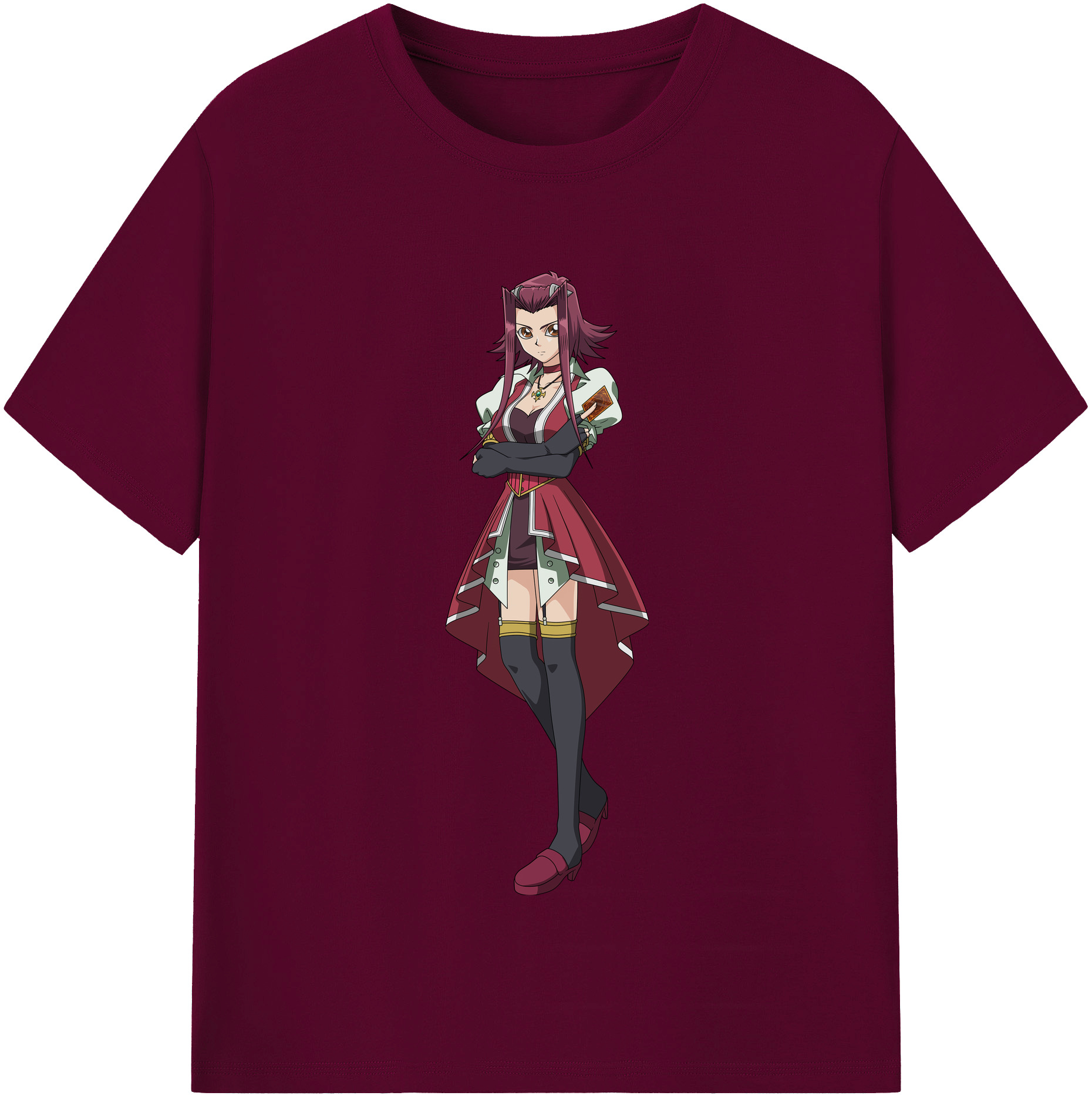 （画像用） 遊☆戯☆王 Yu-Gi-Oh! レディースカジュアルプリントTシャツ（綿100％）
